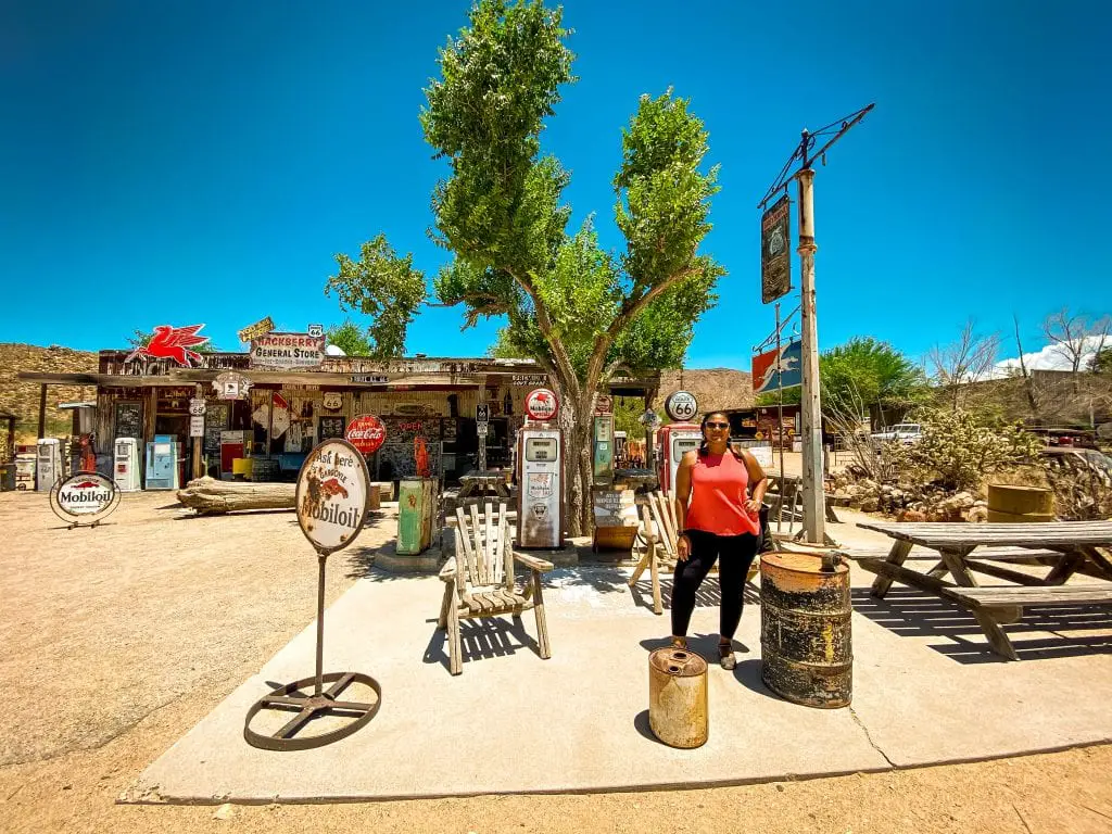 Route 66 drive from Kingman to Seligman, Arizona