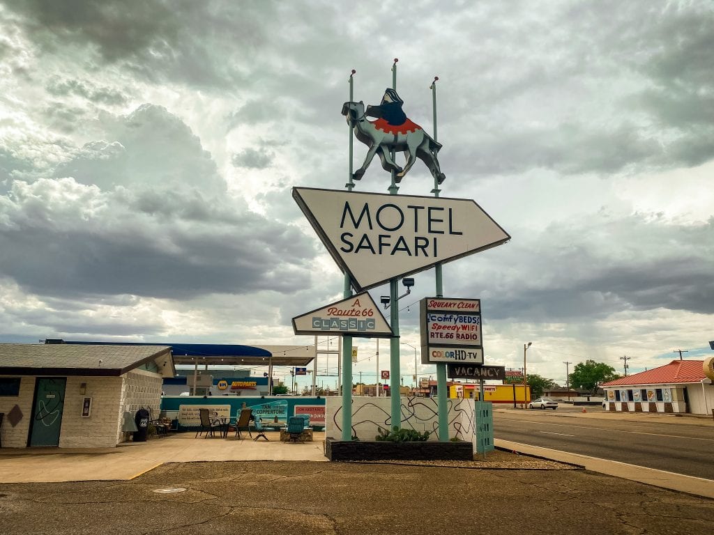Motel Safari Route 66 in Tucumcari, New Mexico