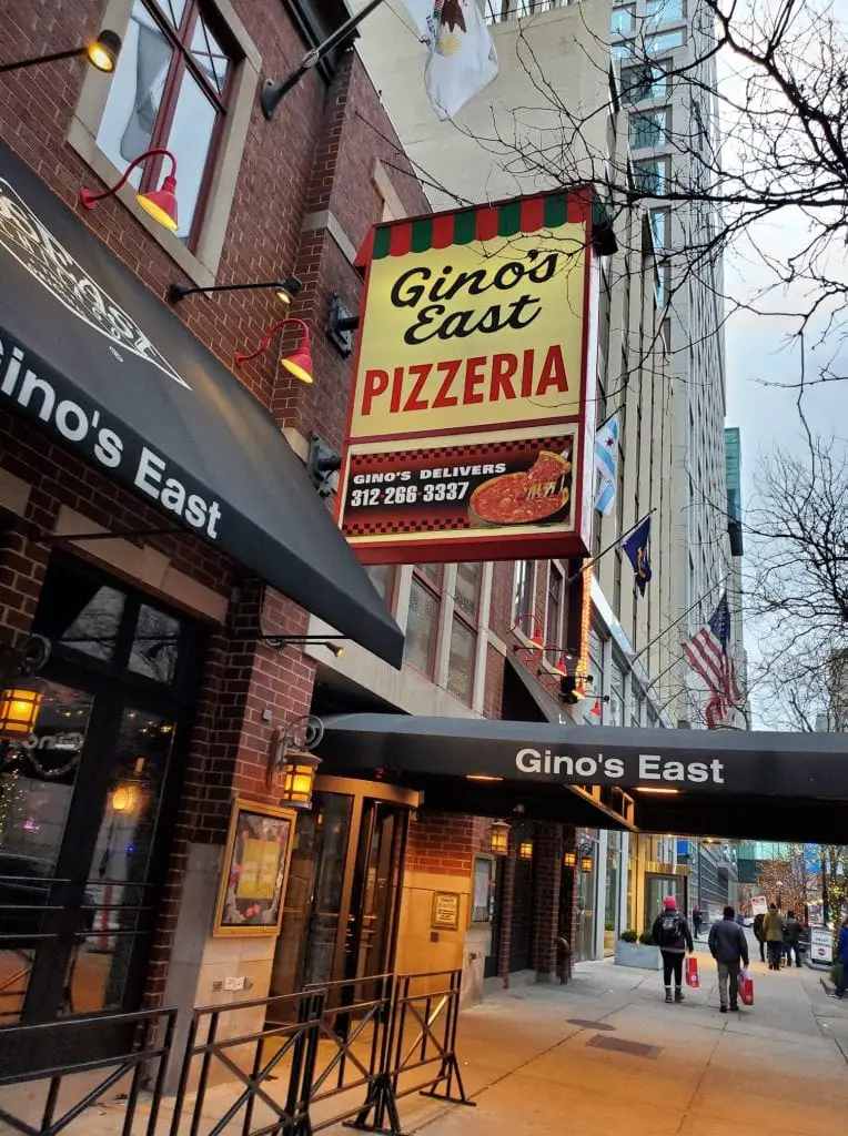 Geno's East Pizzeria in Chicago is one of the best places to eat
