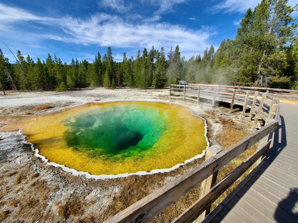 Viewing platform for Morning Glory