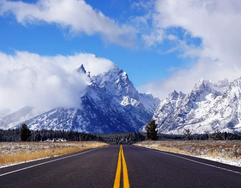 Teton Park Road scenic drive