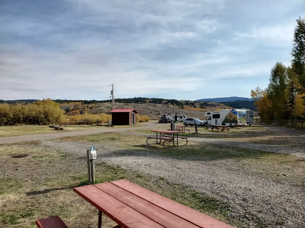 Fireside Buffalo Valley RV Park located just outside of Grand Teton National Park