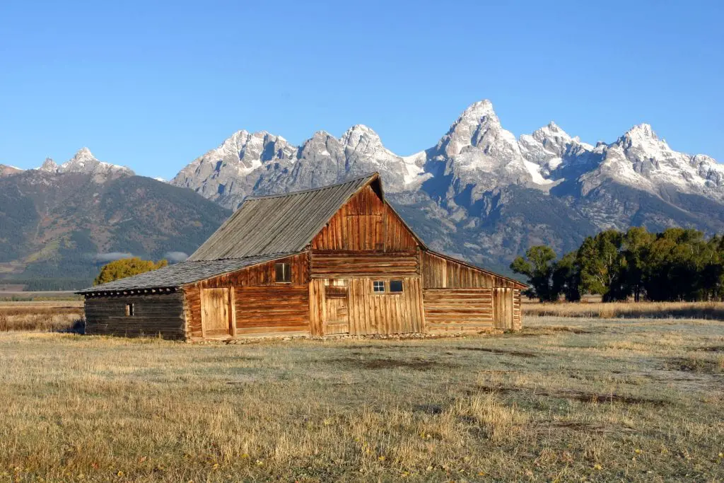 Moulton Barn on Mormon Row in the Grand Tetons