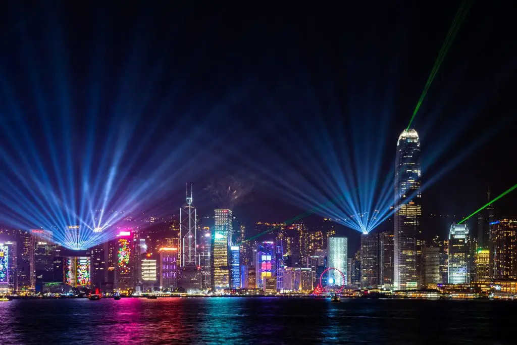 Symphony of Lights in Hong Kong