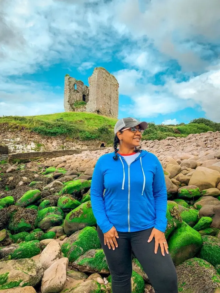 Minard Castle near Dingle, Ireland