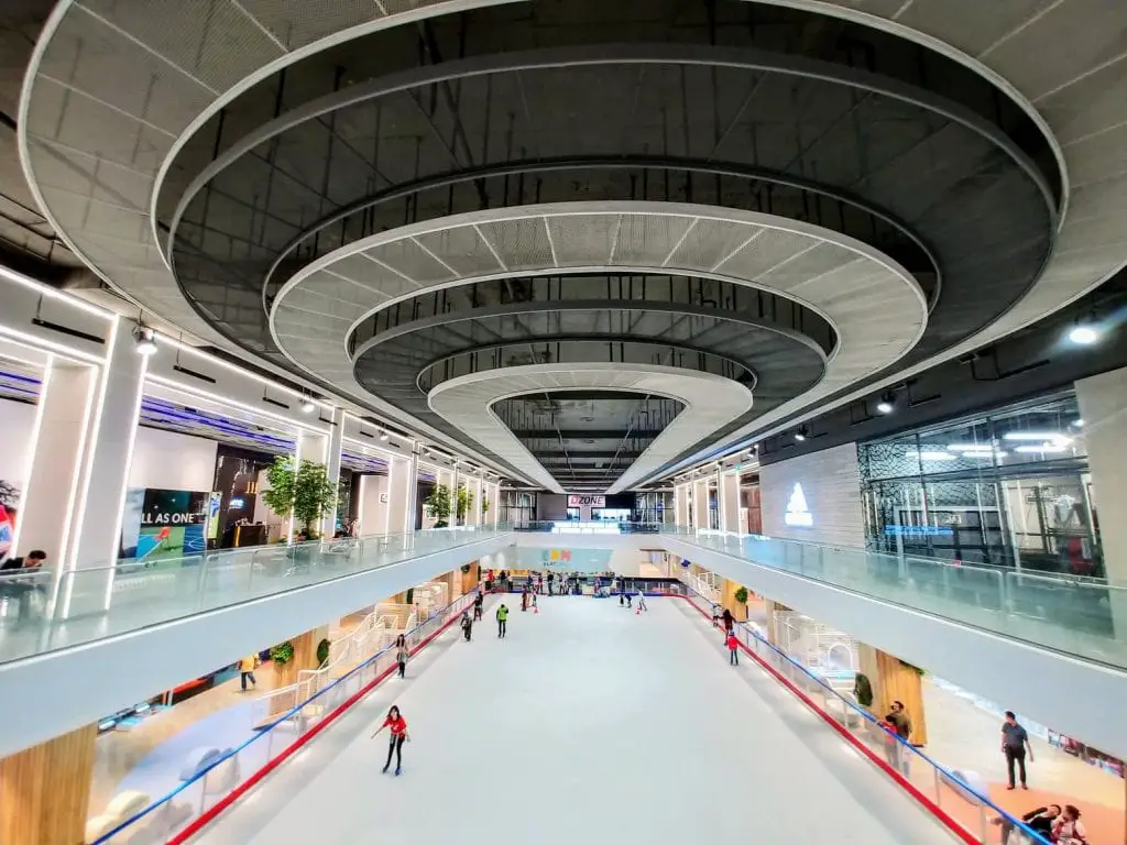 Ice Skating Rink at Centralworld in Bangkok