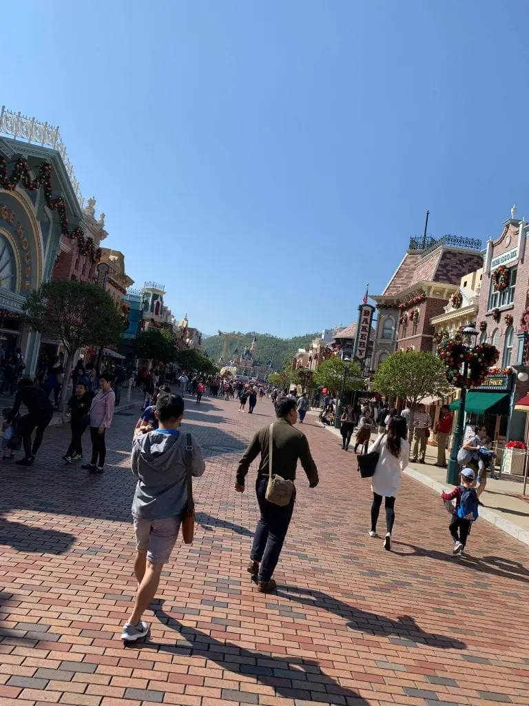 Main Street Disneyland Hong Kong