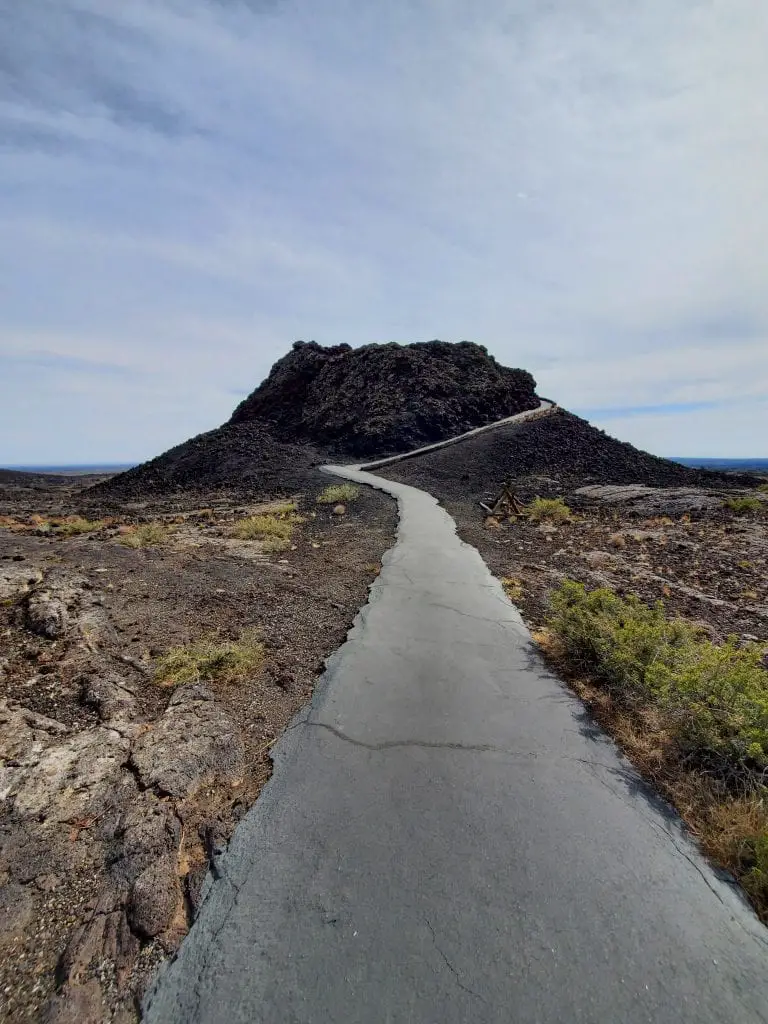 spatter cones at craters of the moon