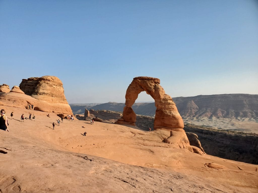 Delicate Arch Hiking Trail in Arches National Park