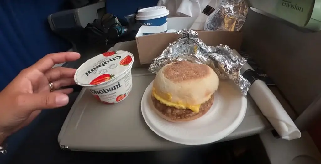 Amtrak Breakfast Sandwich