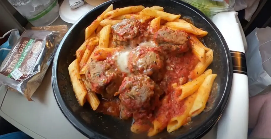 Amtrak Pasta & Meatballs