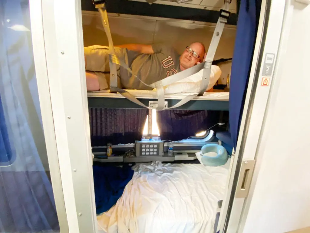 Amtrak Roomette Beds