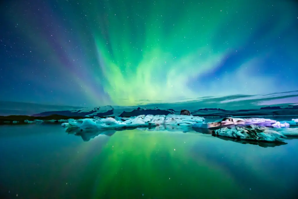 northern lights in iceland