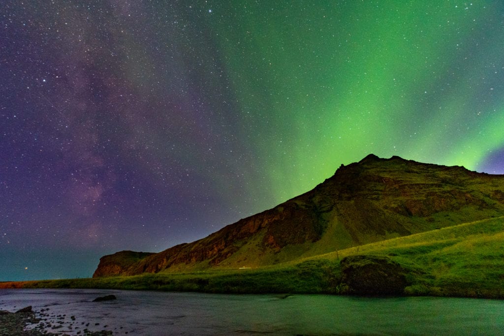 northern lights in iceland