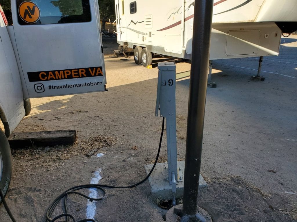 Electric Hookups At Pinnacles Campground