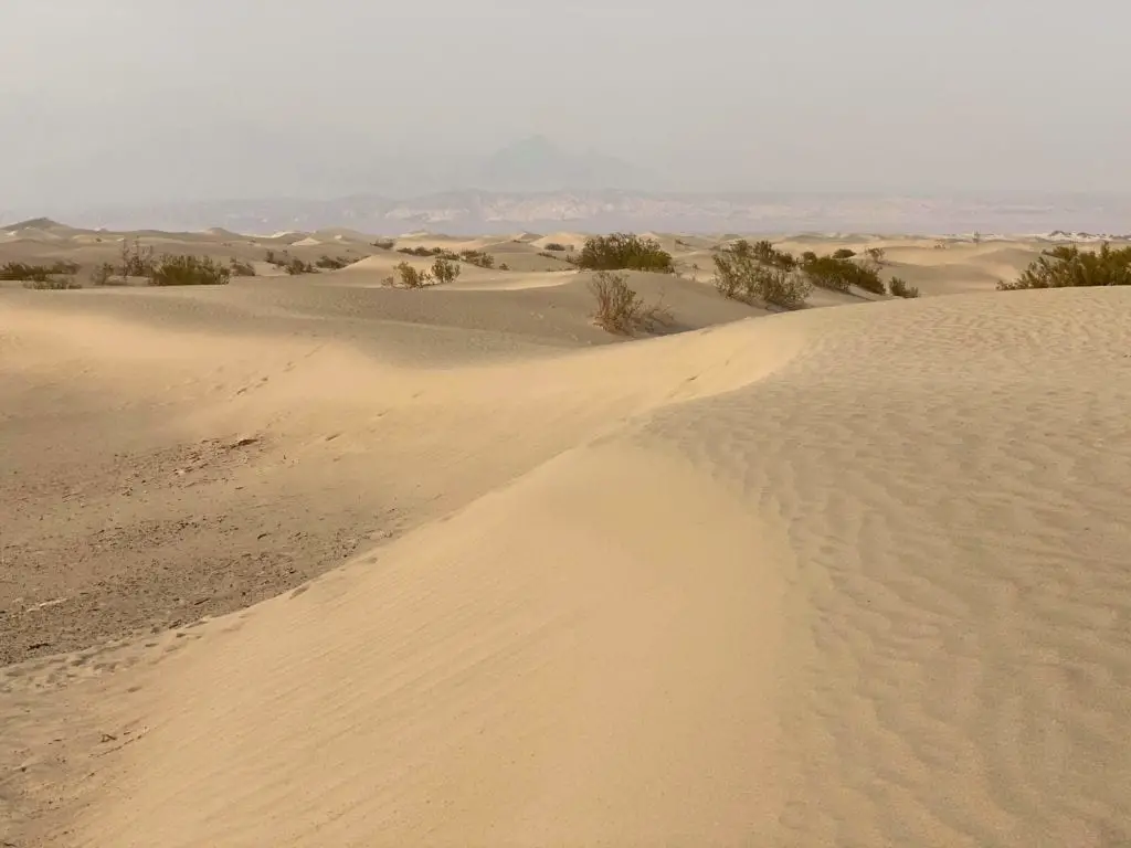 Death Valley camping