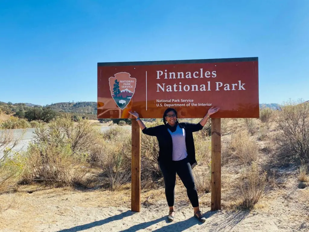 Entrance Sign at Pinnacles National Park