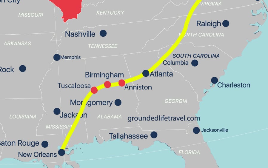 Amtrak Stations In Alabama