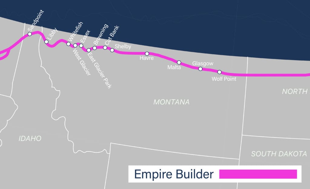Amtrak Stations In Montana