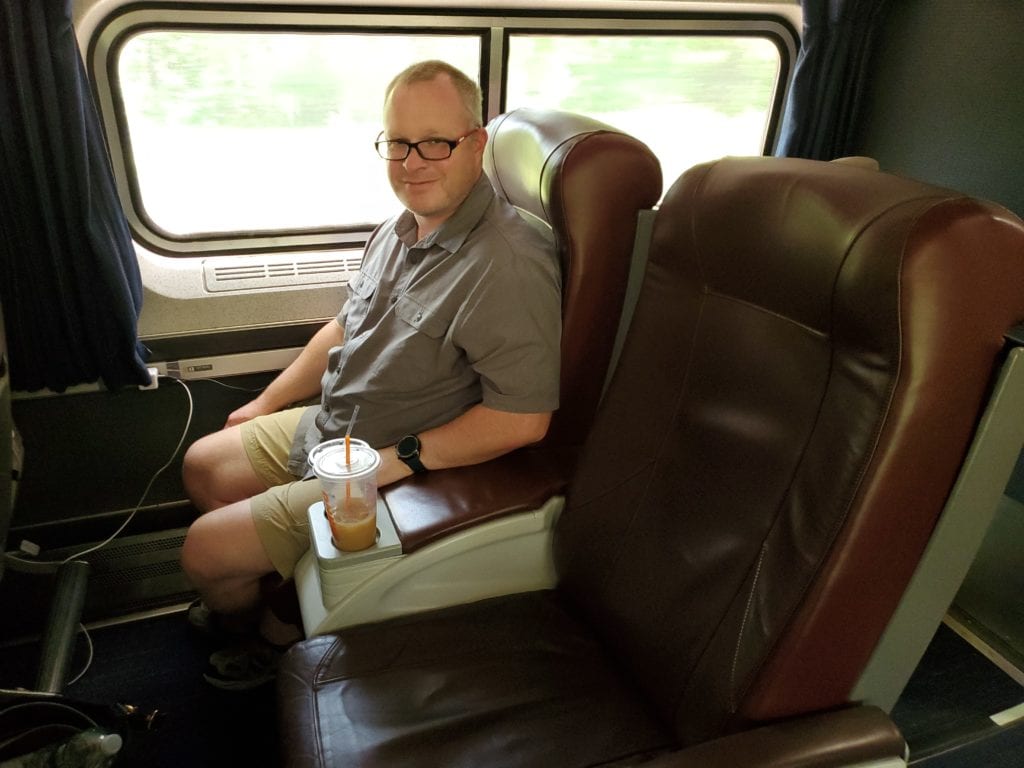 Amtrak Business Class Seats on the Downeaster