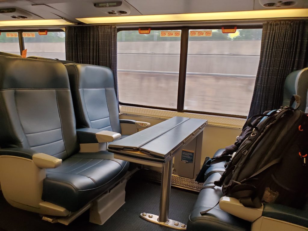 Amtrak Acela First Class Seating
