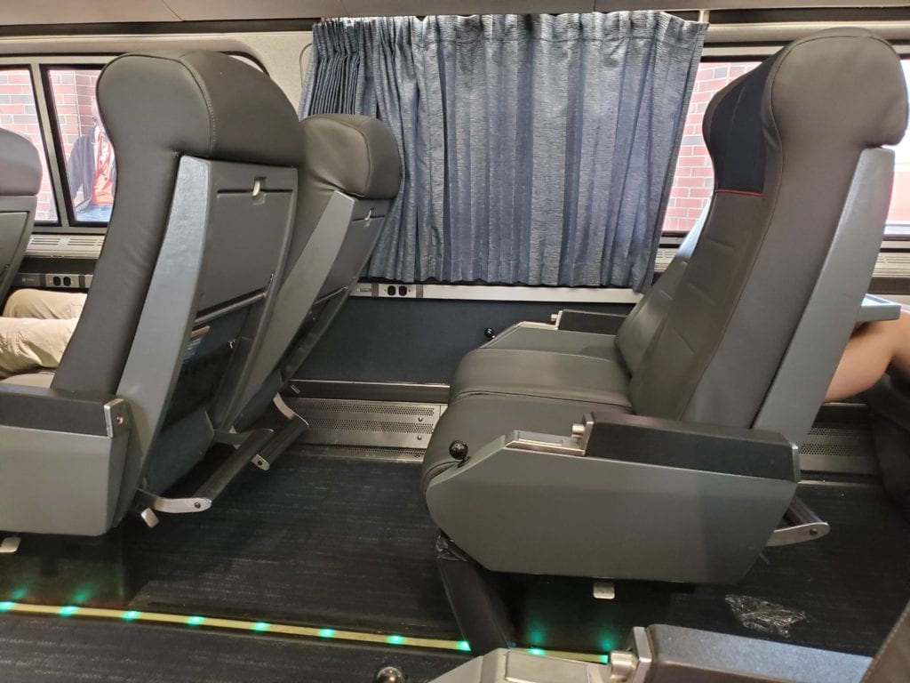 Coach Class on an Amtrak Vacation