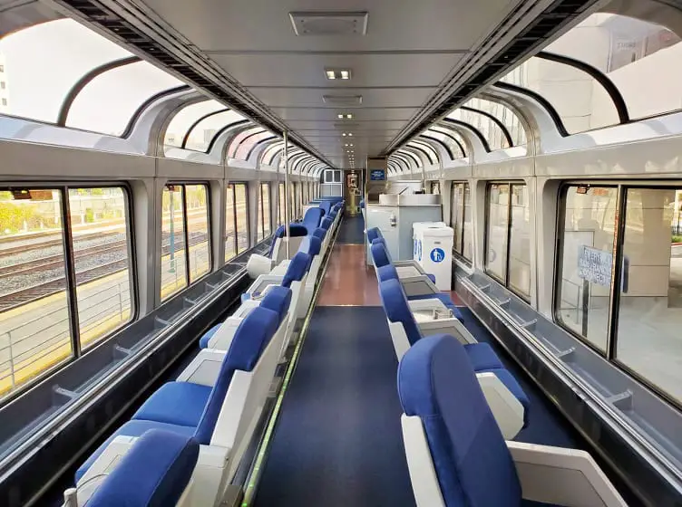 Amtrak observation car