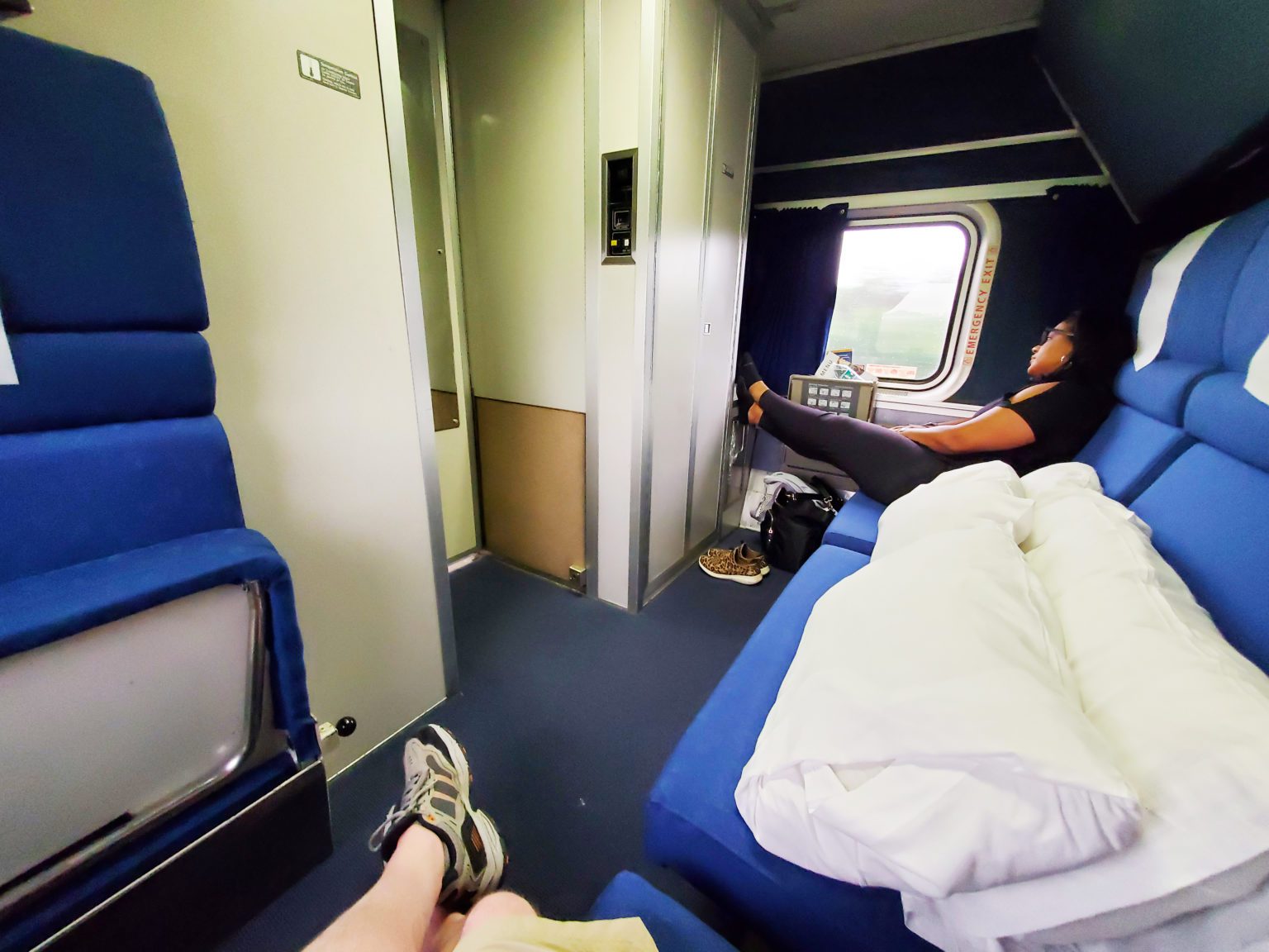 What It's Like In A Superliner Amtrak Family Bedroom | Grounded Life Travel
