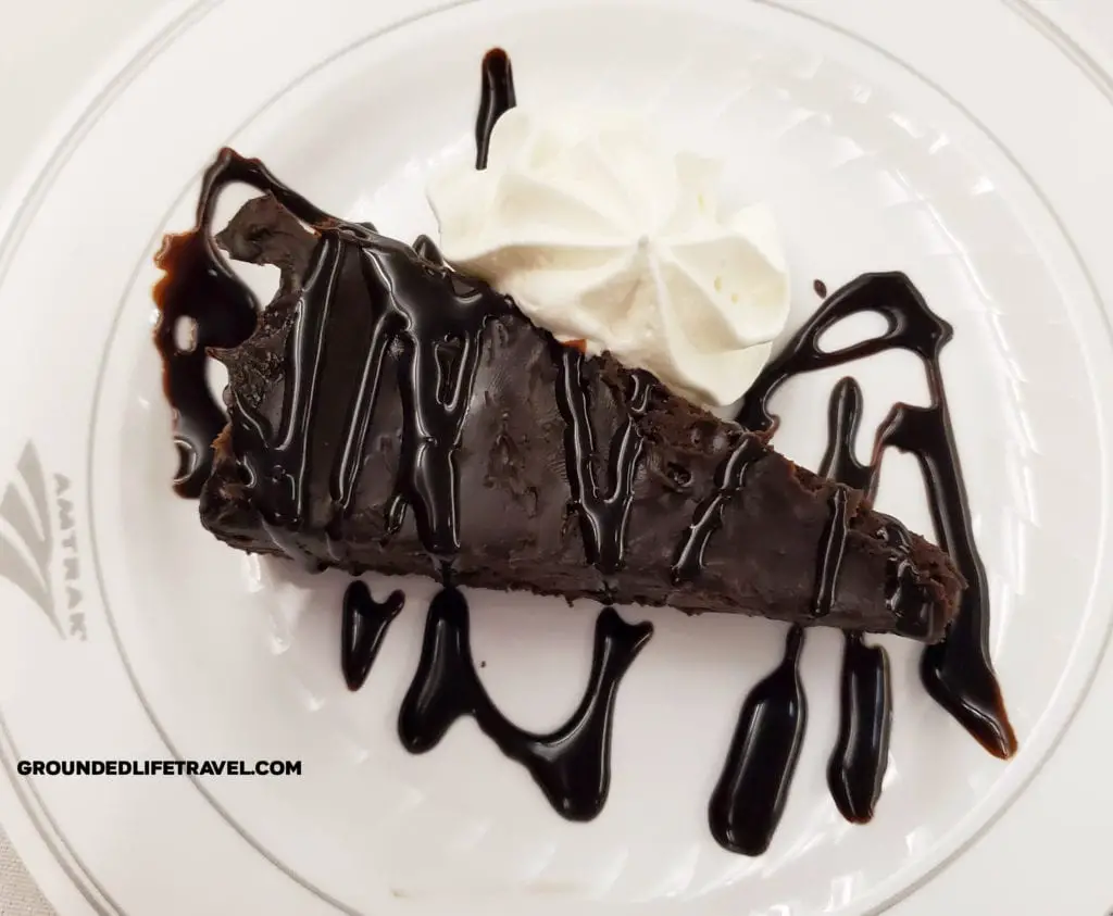 Amtrak Flourless Chocolate Torte