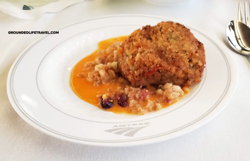 Amtrak Lobster Crab Cake