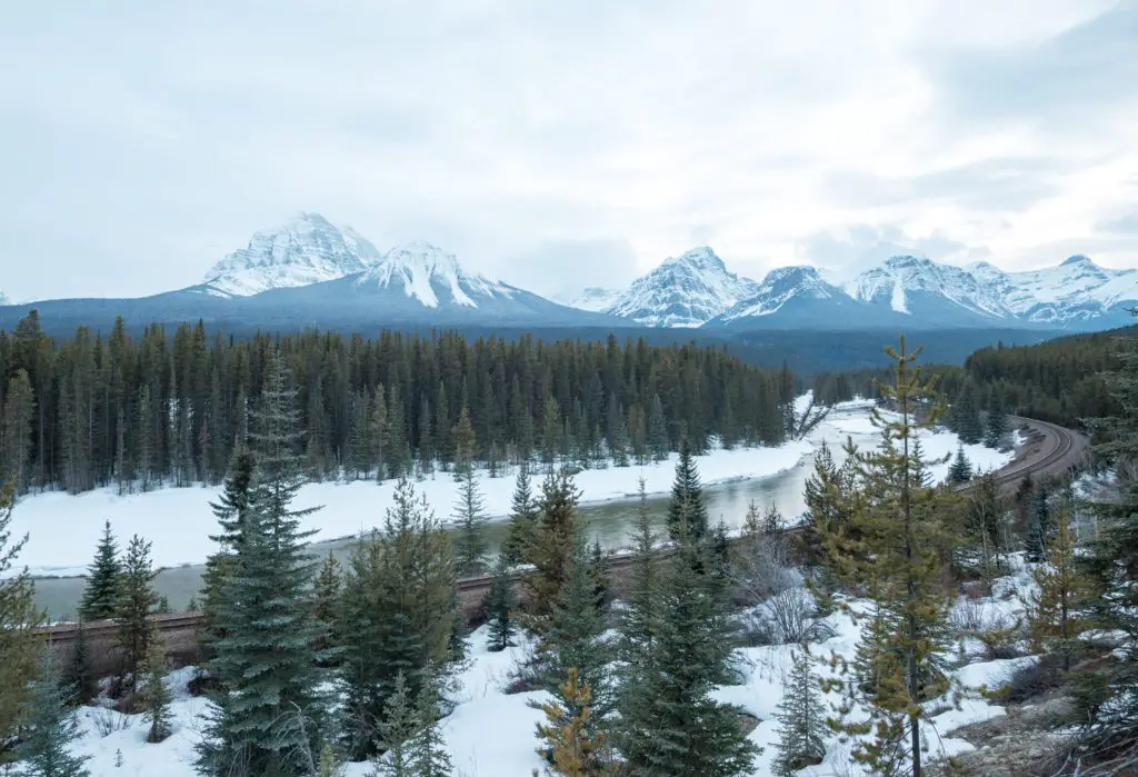 California Zephyr in winter