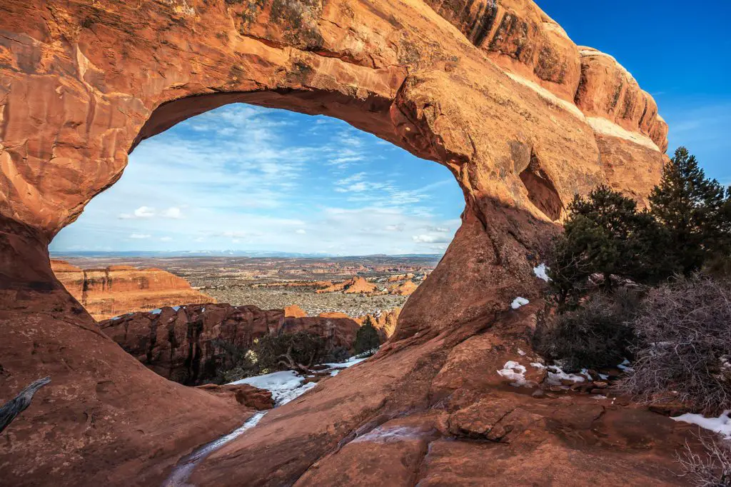 Partition Arch in Arches National Park