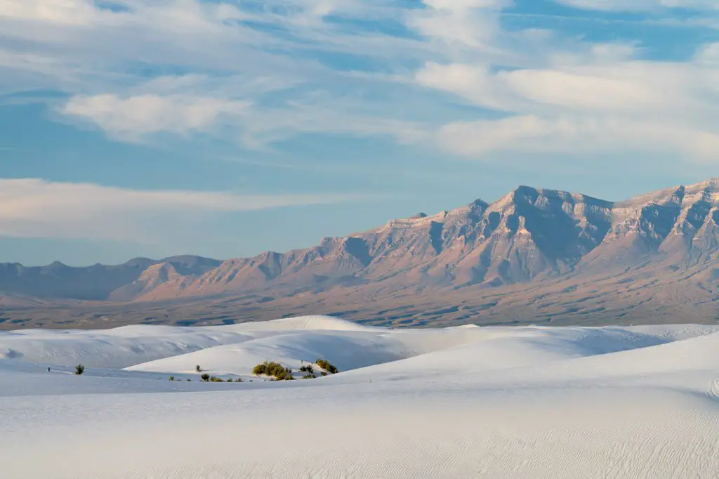White Sands National Park In Winter