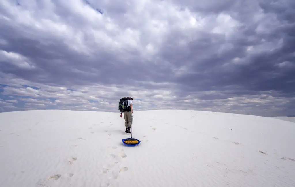 White Sands National Park In Winter