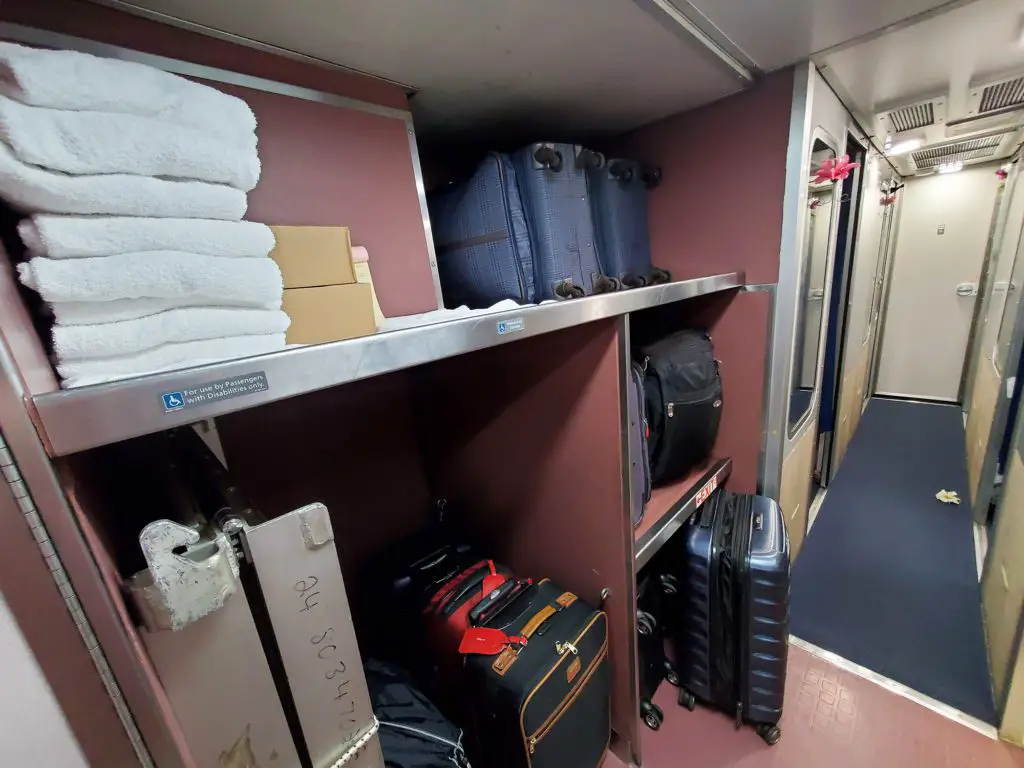 Amtrak Luggage Racks