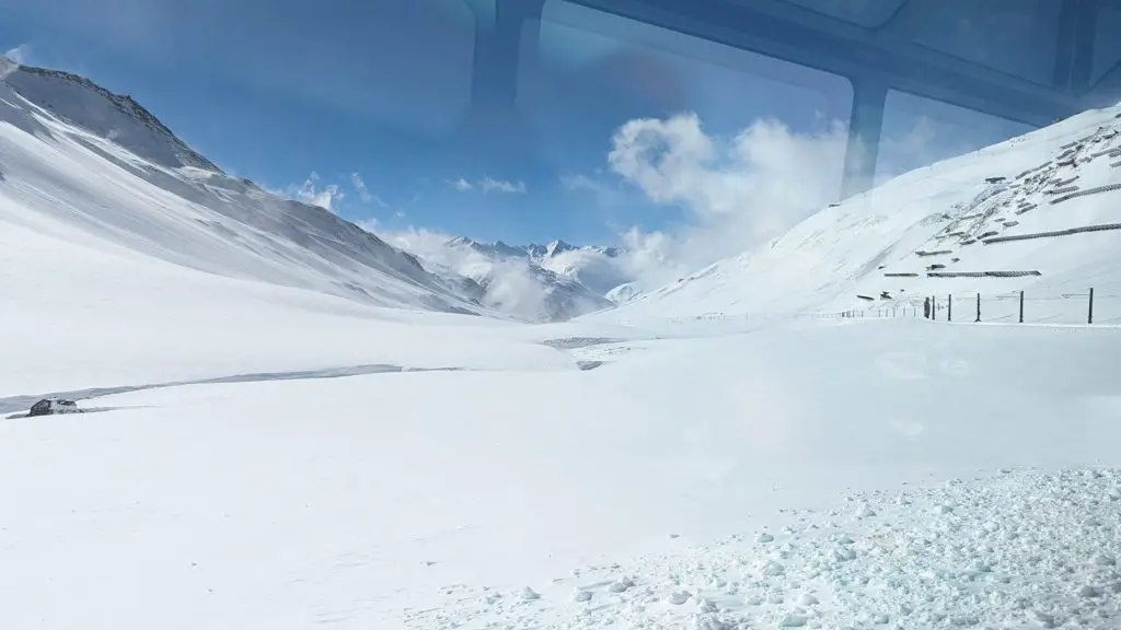 Glacier Express in Winter