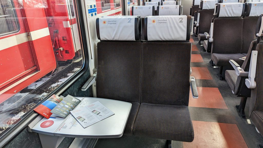 Bernina Express second class