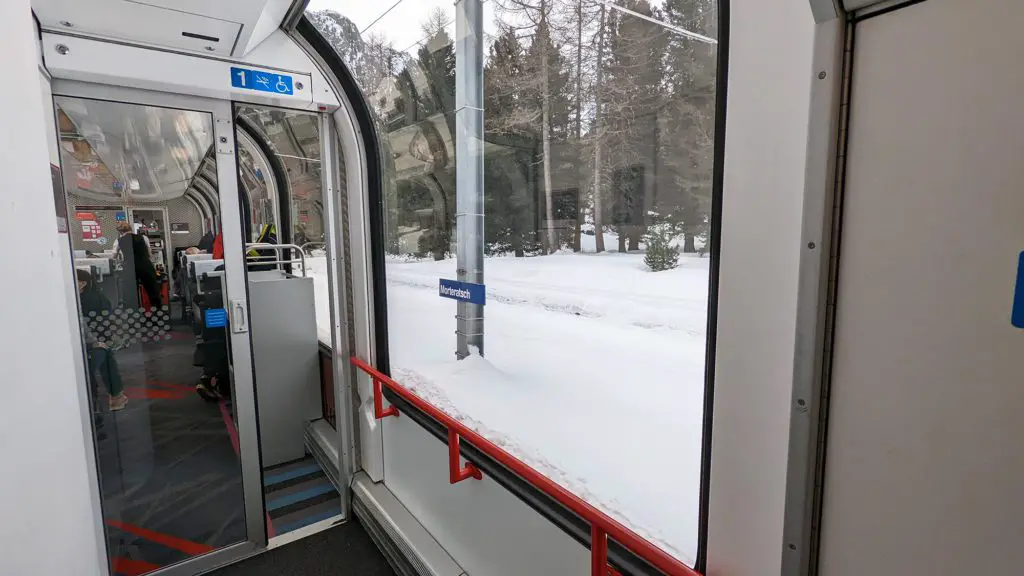 Bernina Express windows