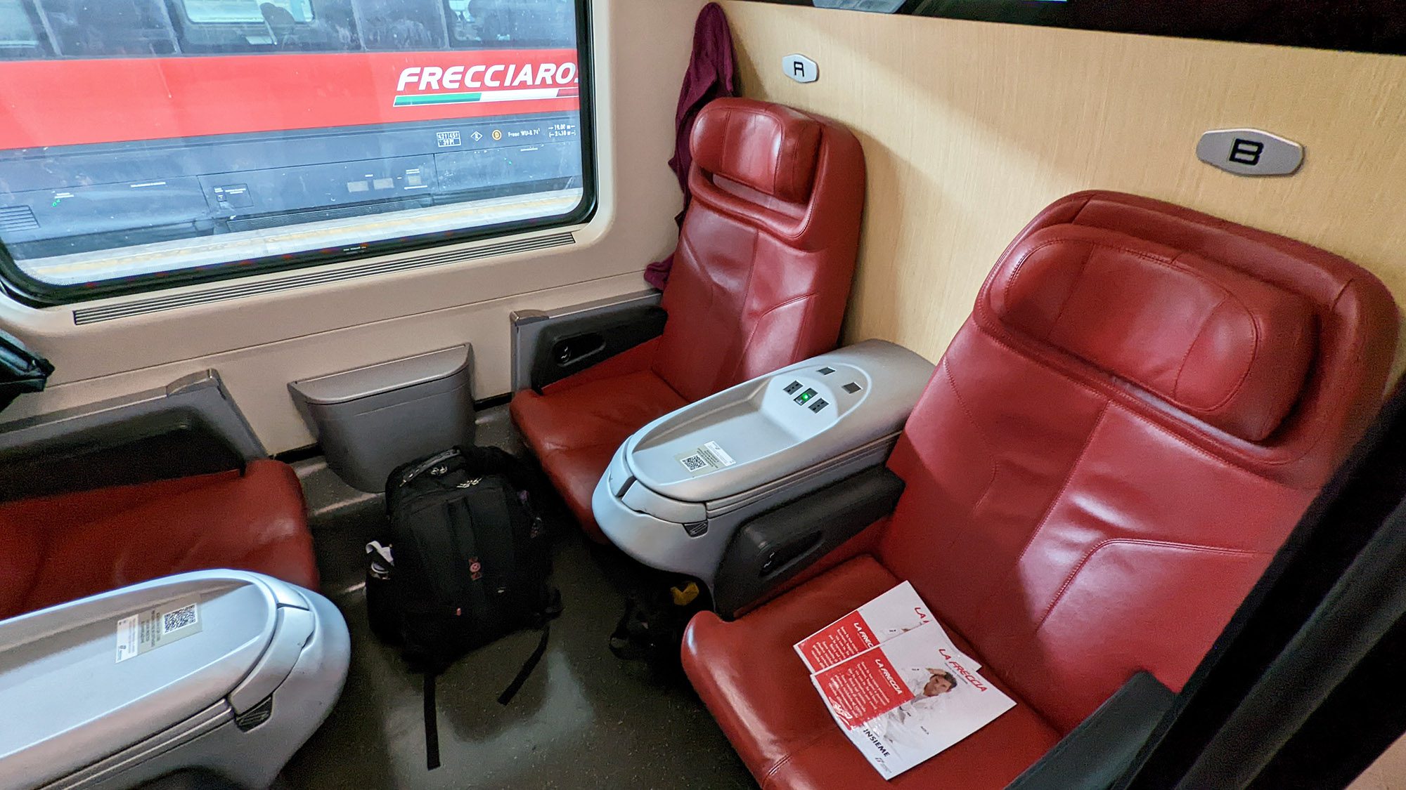 What To Expect In Trenitalia Frecciarossa Salottino Class Grounded Life Travel