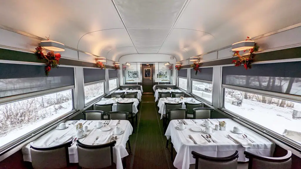 Via Rail Dining Car
